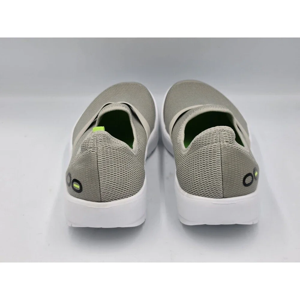 OOFOS OOmg Unisex Shoes Womens 9 Low Gray Mesh Slip On Recovery Comfort Slip On